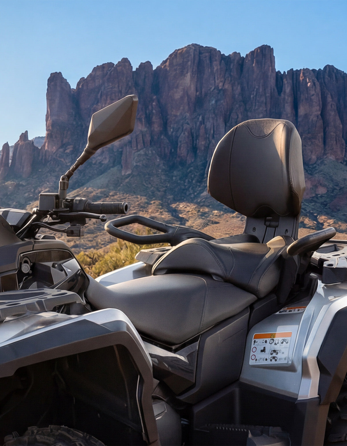 Can-Am Outlander MAX Passenger Rear Seat with Armrest (2012â€?024) - Kemimoto