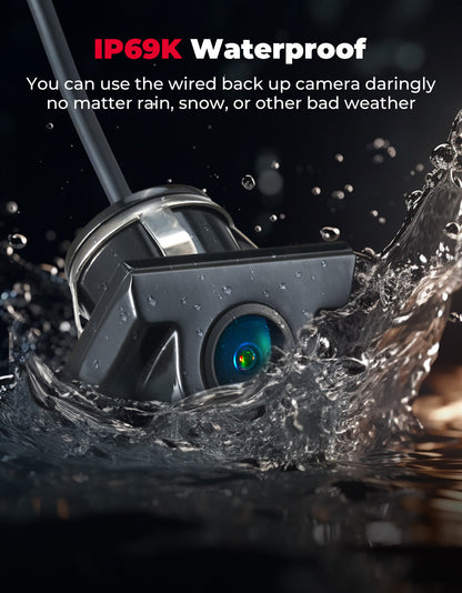 Plug and Play Wired Rear Camera for Kawasaki Teryx KRX 1000 - Kemimoto