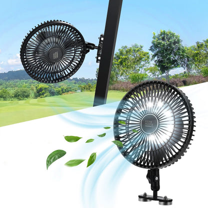 Magnetic Fan for Golf Cart, Forklift, Tractor, UTV