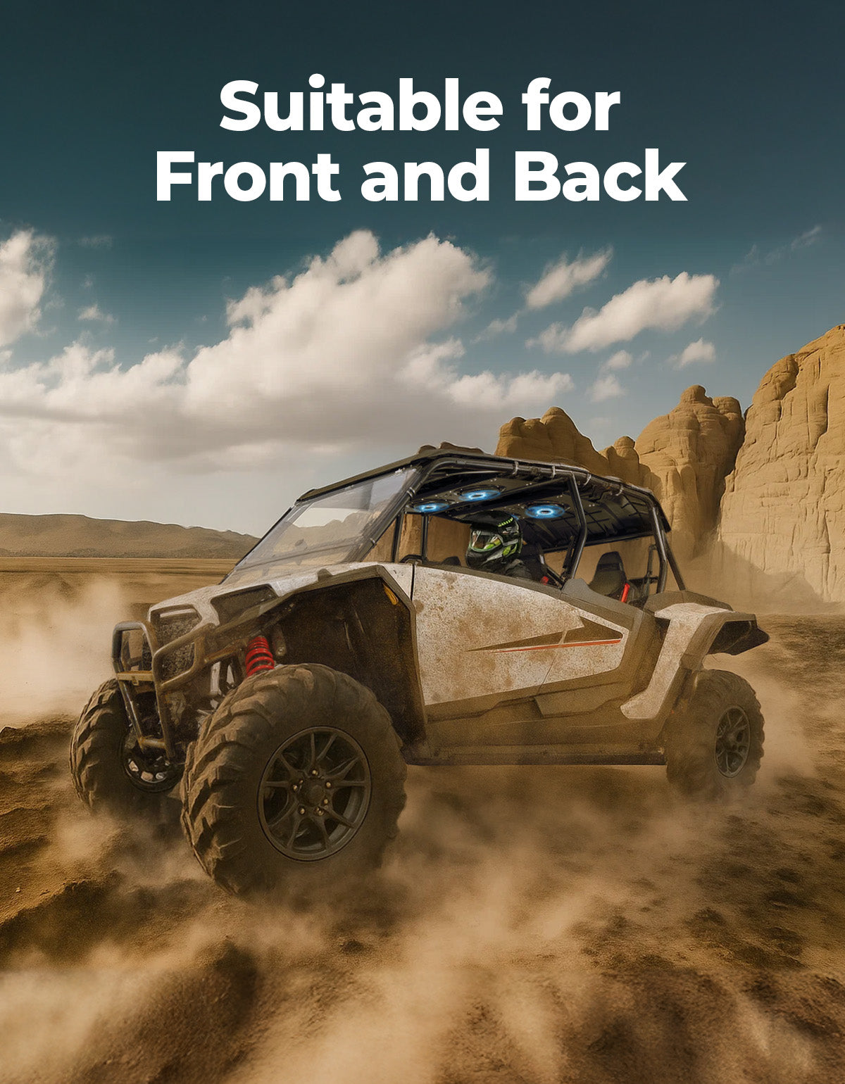 Overhead Fan for UTV with 57-41 inch Roof Width for Can-Am Polaris CFmoto