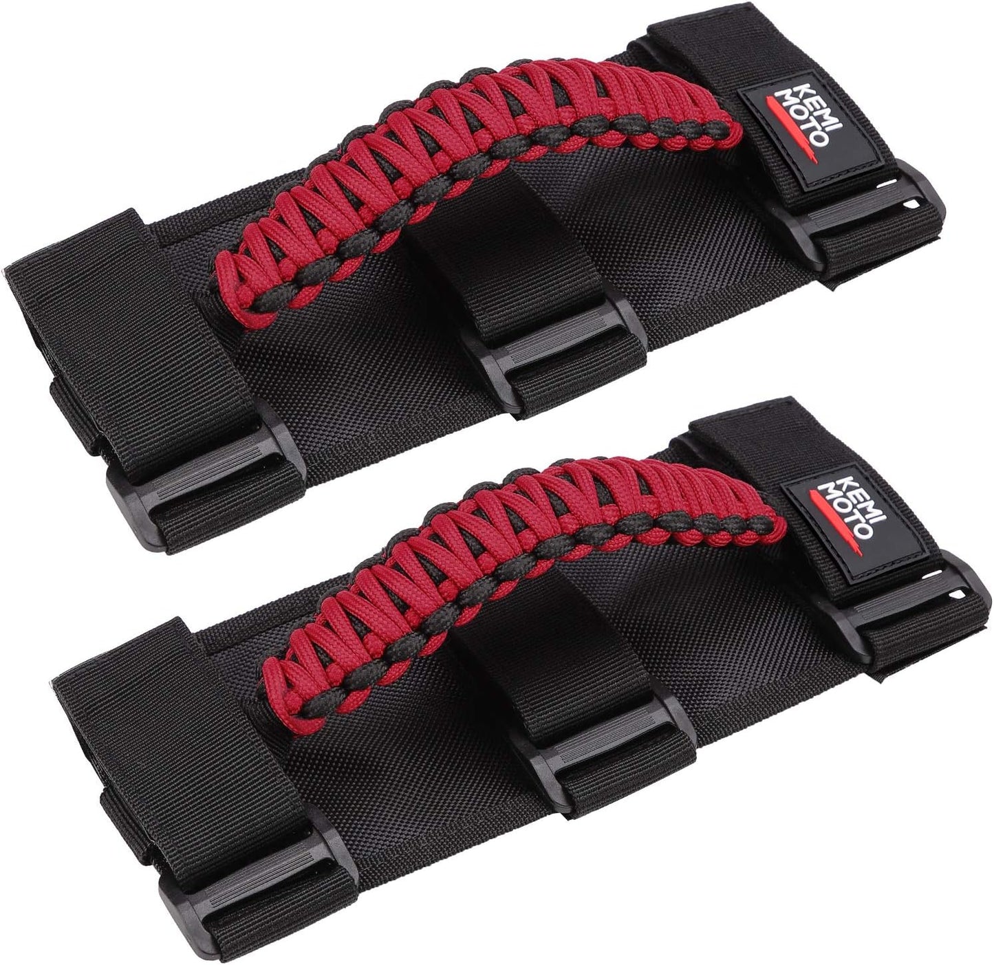 UTV Universal Heavy Duty Grips, Grab Handle Fit 1.5-2â€?Roll Bar - Kemimoto