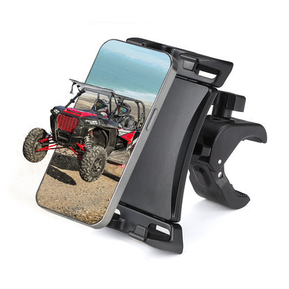 Universal Phone Holder 360Â°Adjustable with Button Lock For 0.6-1.25"/1.5-1.75" Roll Bar - Kemimoto