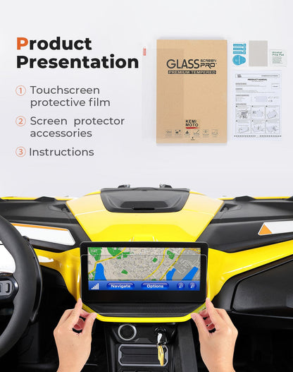 Screen Protector 10.5" Ã— 4.9â€?for Can-Am Maverick R | Ski-Doo
