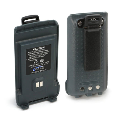 GMR2 Replacement Battery with 12v Charge Port and Belt Clip - Safety Orange
