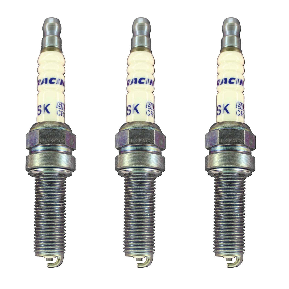 Can-Am X3 Turbo Brisk Silver Racing Spark Plug Set - (3)