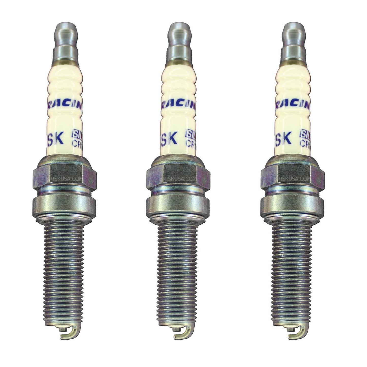 Brisk Can-Am Maverick R Silver Racing Spark Plug Set - (3)