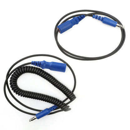 RUGGED Wired Headset or Helmet Kit Extension Cables - Straight Cord