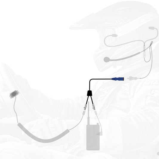 Rugged Wired Special Length Single Seat Car Harness Without Radio Jumper
