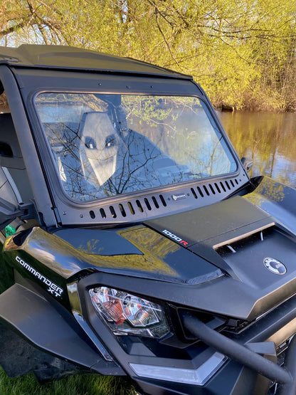 Can-Am Mav-Trail/Sport/Commander Vented Glass Windshield