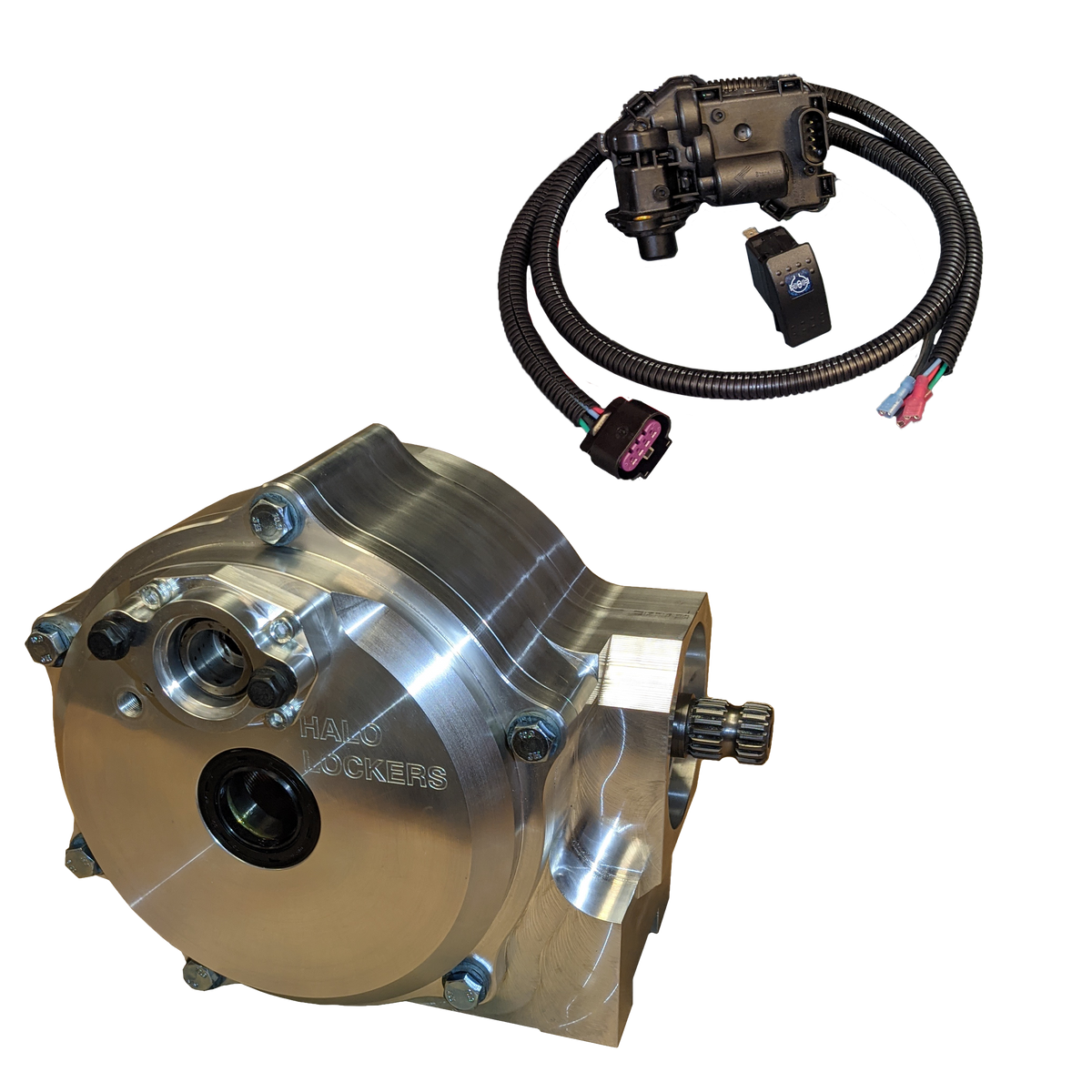 Halo Locker Full Billet Case with Chromoly Carrier (For Stock Axles)