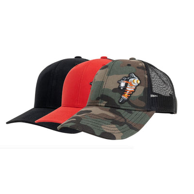 Curved Bill Shocky Snapback Hat