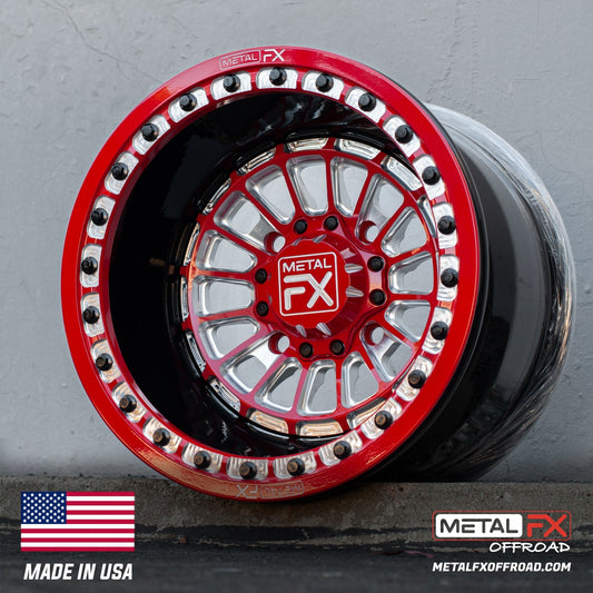 Metal FX Offroad Delta Forged 3-Piece Beadlock UTV Wheel