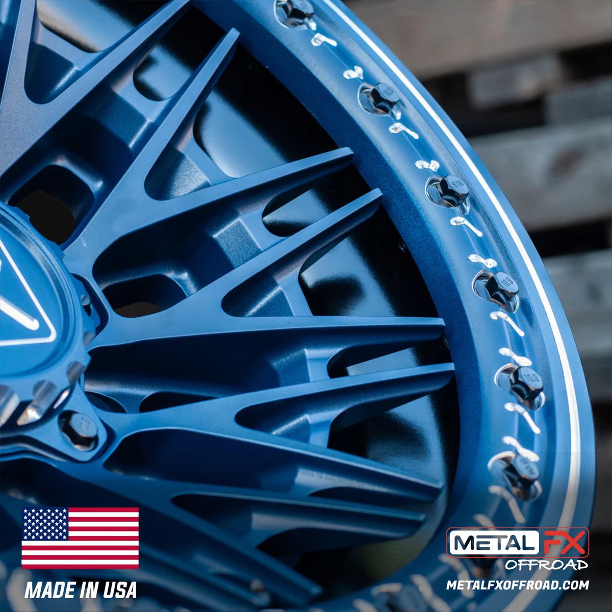 Metal FX Offroad Fang 6R Forged 3-Piece Beadlock UTV Wheel
