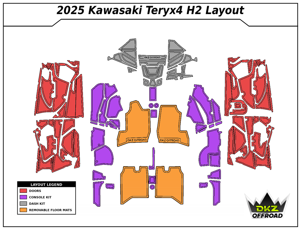Kawasaki Teryx H2 Custom Foam Options