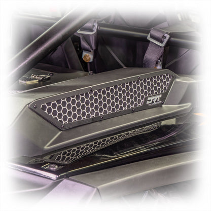 RZR XP 1000 aluminum intake vents installed on side panel