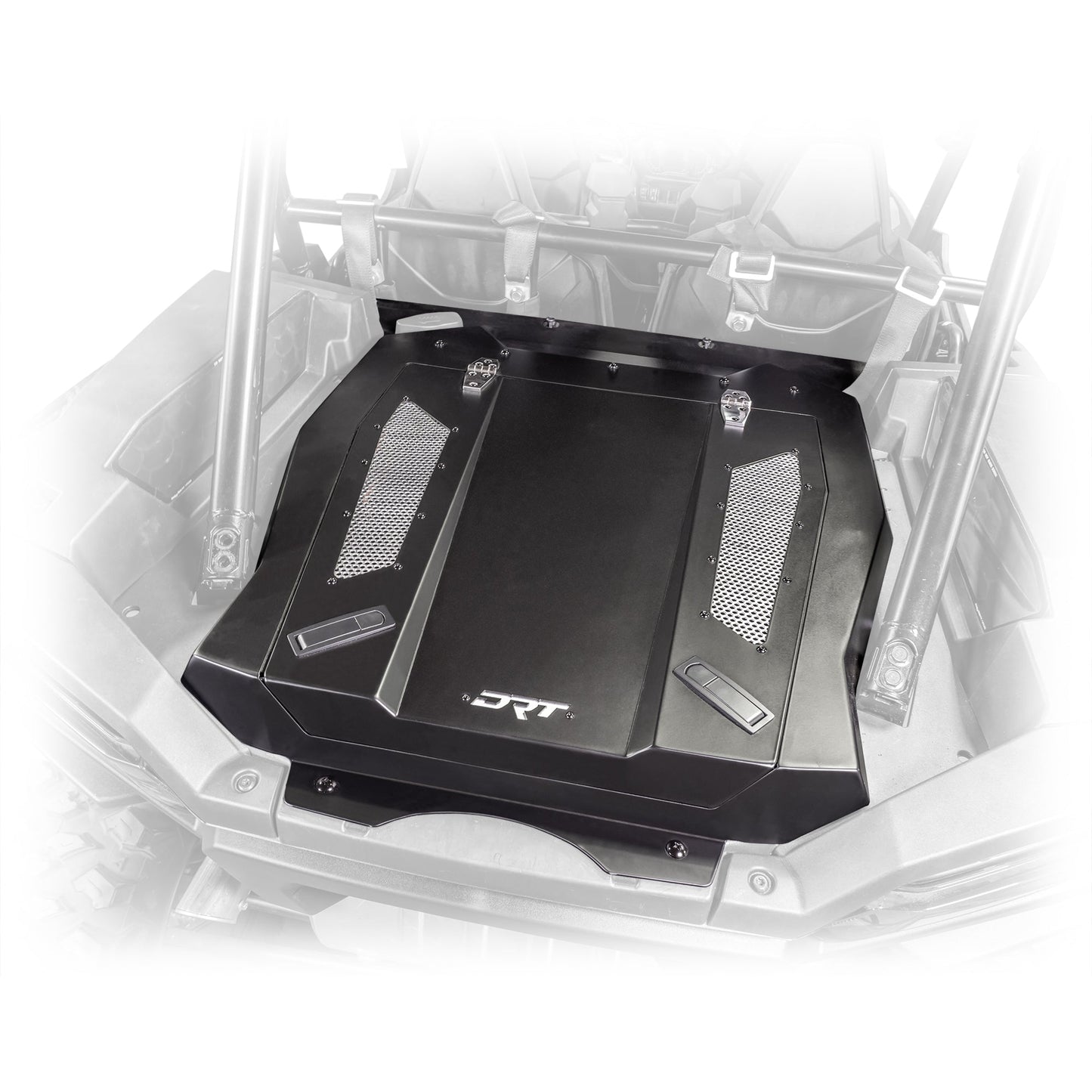 Rzr xp 1000 trunk enclosure installed with gas struts