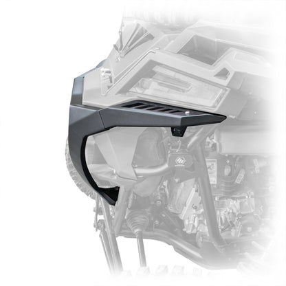 Heavy-duty steel rear bumper for off-road Polaris UTVs