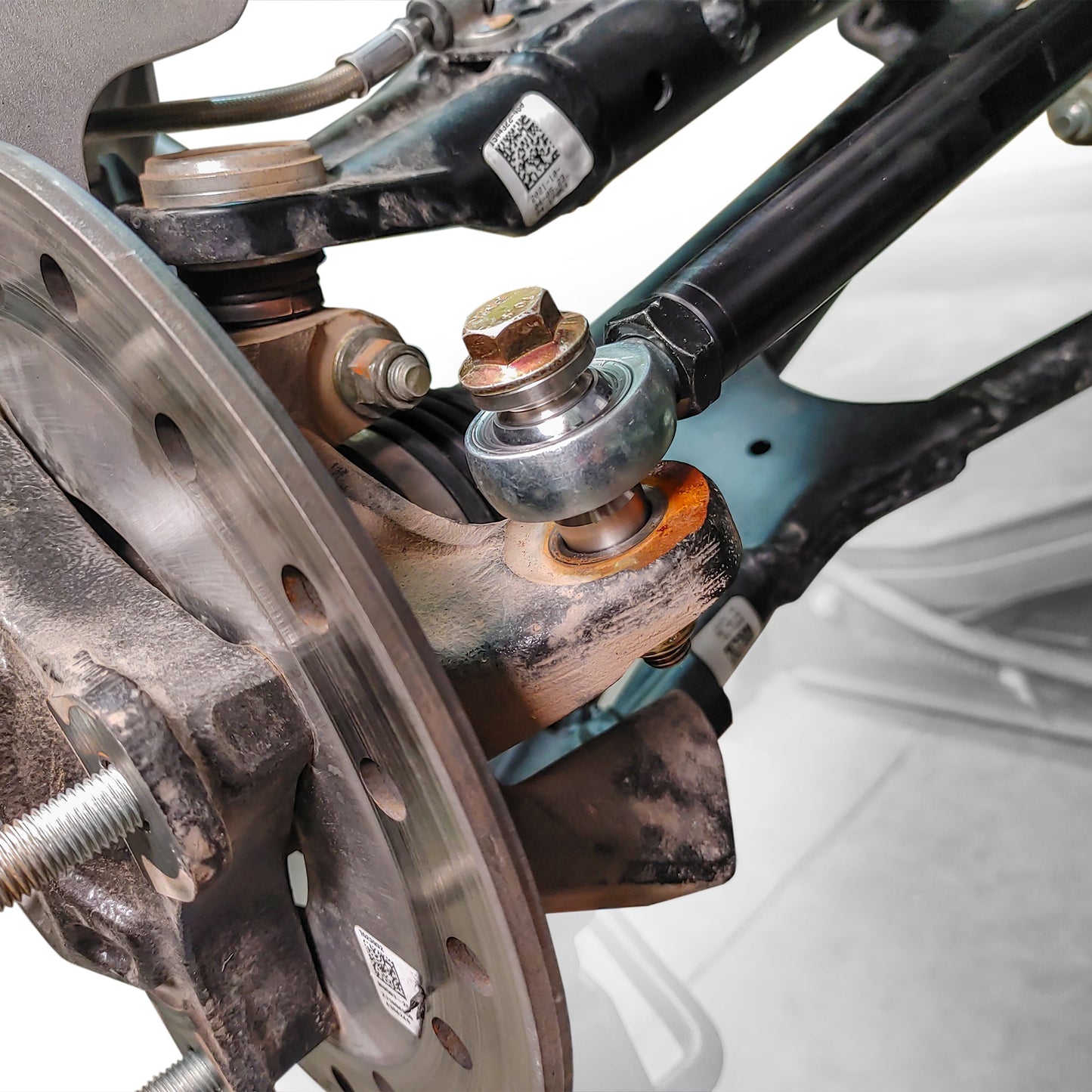 DRT Polaris RZR Turbo S/S4 HD Billet Aluminum Tie Rod Kit, (M16 Rack)