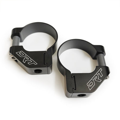 DRT Billet Aluminum Tactical Convex Side Lighted Mirror Set Kit