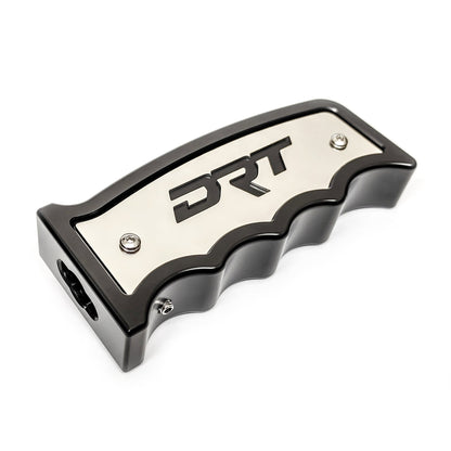 Billet aluminum shifter knob by DRT, version 2.0 with stainless laser trim plates (Grip Shifter)