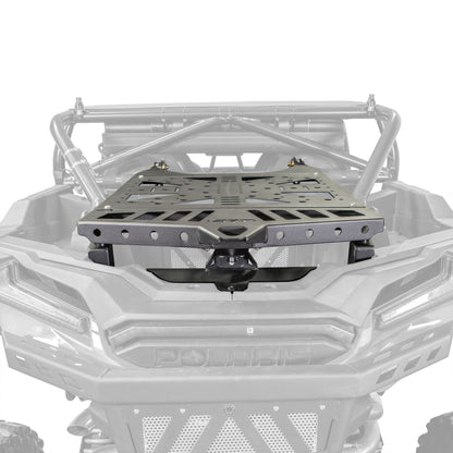 RZR xp 1000 tire carrier adventure rack installed