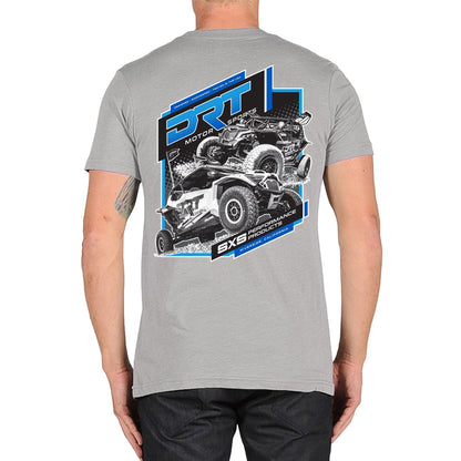 Simple grey tee with a clean silhouette back