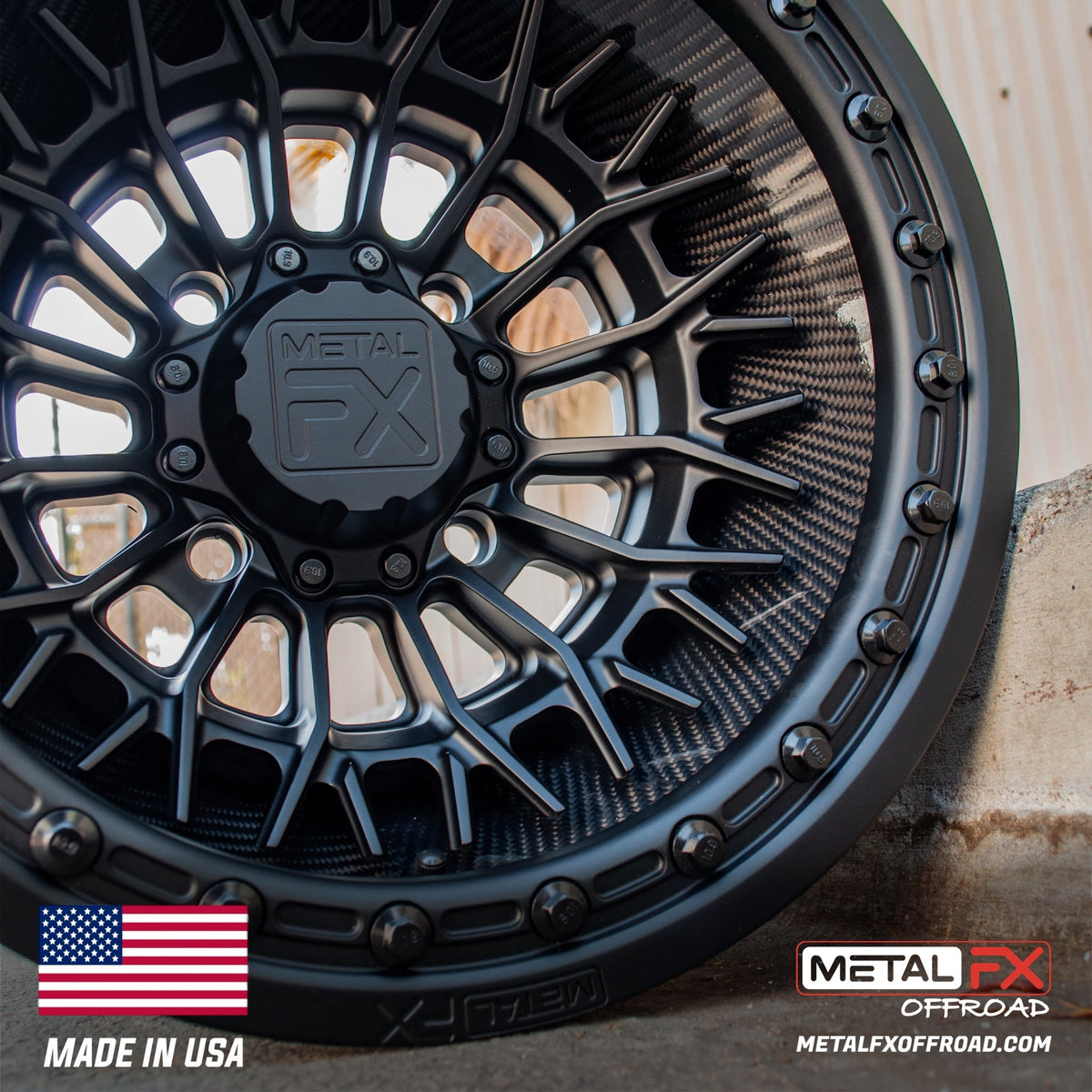 Metal FX Offroad Falcon Forged 3-Piece Beadlock UTV Wheel