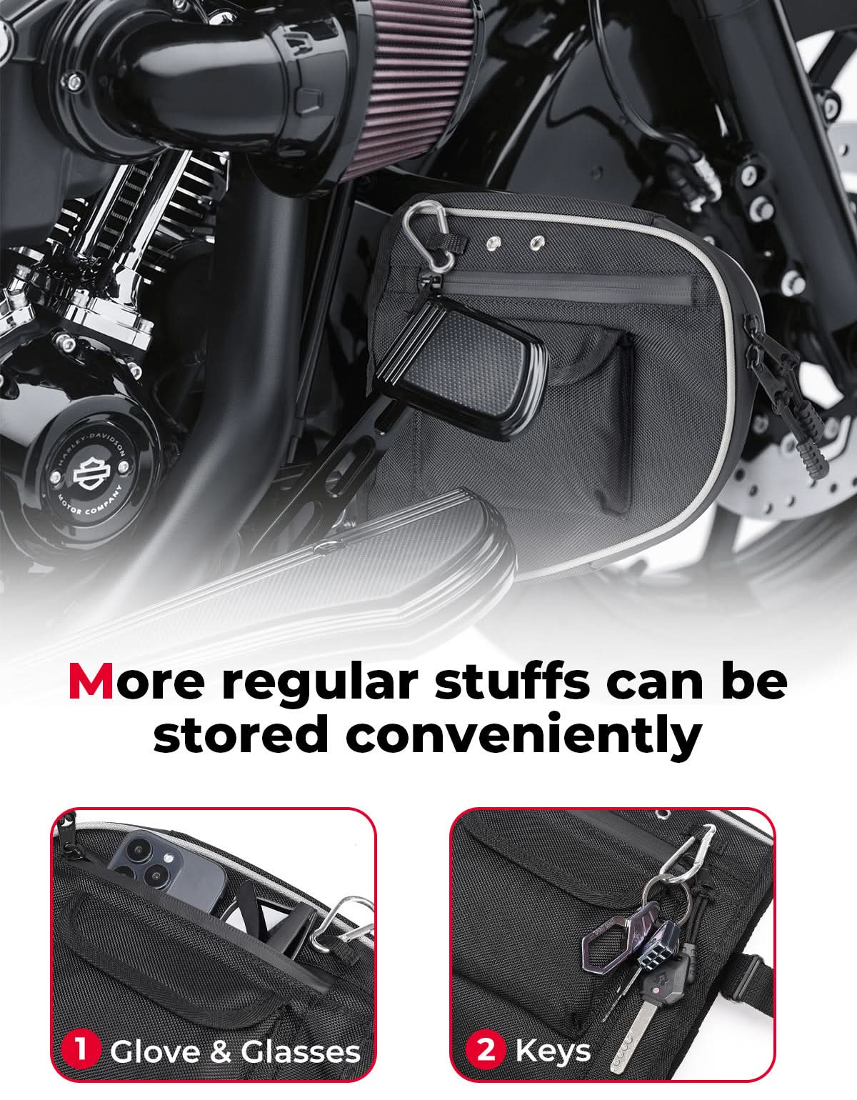 Motorcycle Leg Warmers for Touring Trike Models (1980-2025) - Kemimoto