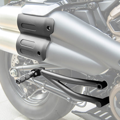 Passenger Footpeg Mount Kit Black For Sportster S 1250