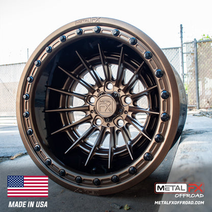 Metal FX Offroad Mobster R Forged 3-Piece Beadlock UTV Wheel