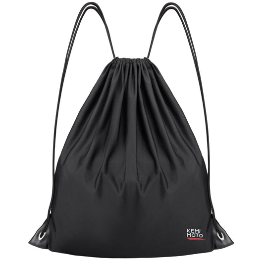 Motorcycle Lightweight Helmet Bag, Large Capacity Bag with Drawstring - Kemimoto