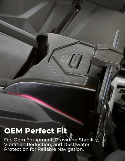 Tablet Holder With Storage Box for Can Am Maverick X3/Max - Kemimoto