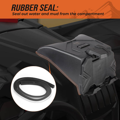 Can-Am Maverick X3 Navigation Storage Box and Holder & Storage Bag - KEMIMOTO