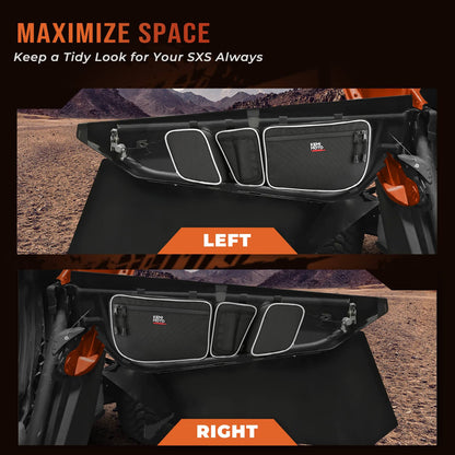 Can-Am Maverick X3 Navigation Storage Box and Holder & Front Door Strorage Bags - KEMIMOTO