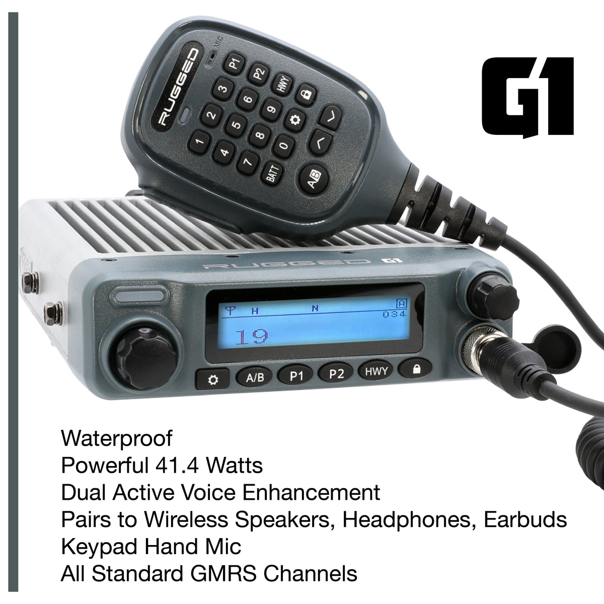 RAM Two-Way Mobile Radio Kit - G1 Waterproof