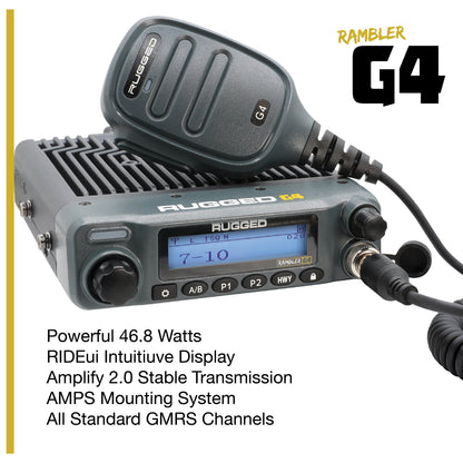 RAM Two-Way Mobile Radio Kit - G1 Waterproof