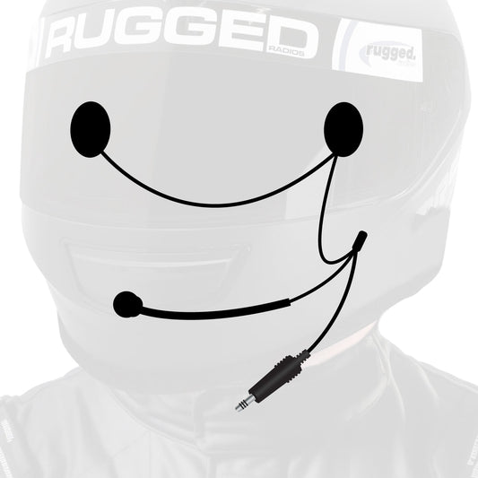 4C IMSA Wired Helmet Kit with Speakers and Mic
