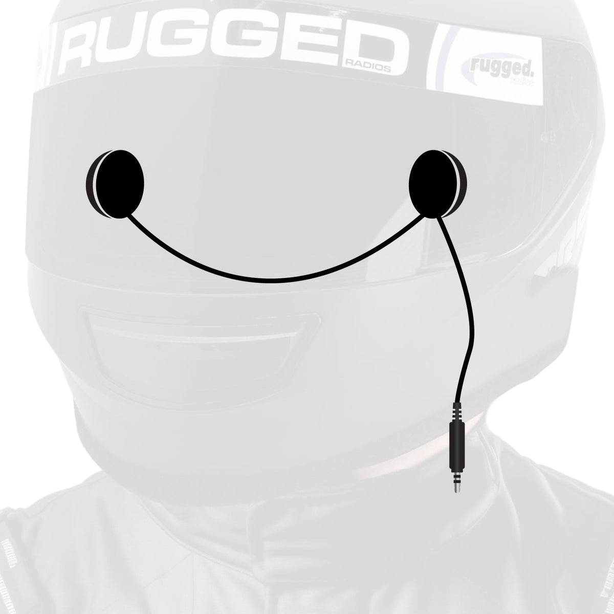 In-Helmet Speakers with 3.5mm Plug - Stereo / Standard