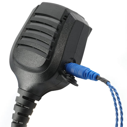 Waterproof Hand Speaker Mic and Mono Earbuds BUNDLE