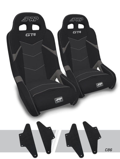 GT4 Suspension Seats Kit for Can-Am Maverick X3 (Pair)