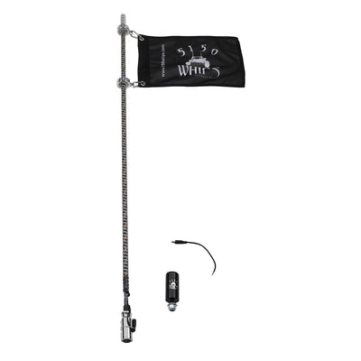 Hyper Color LED Whips – Platinum