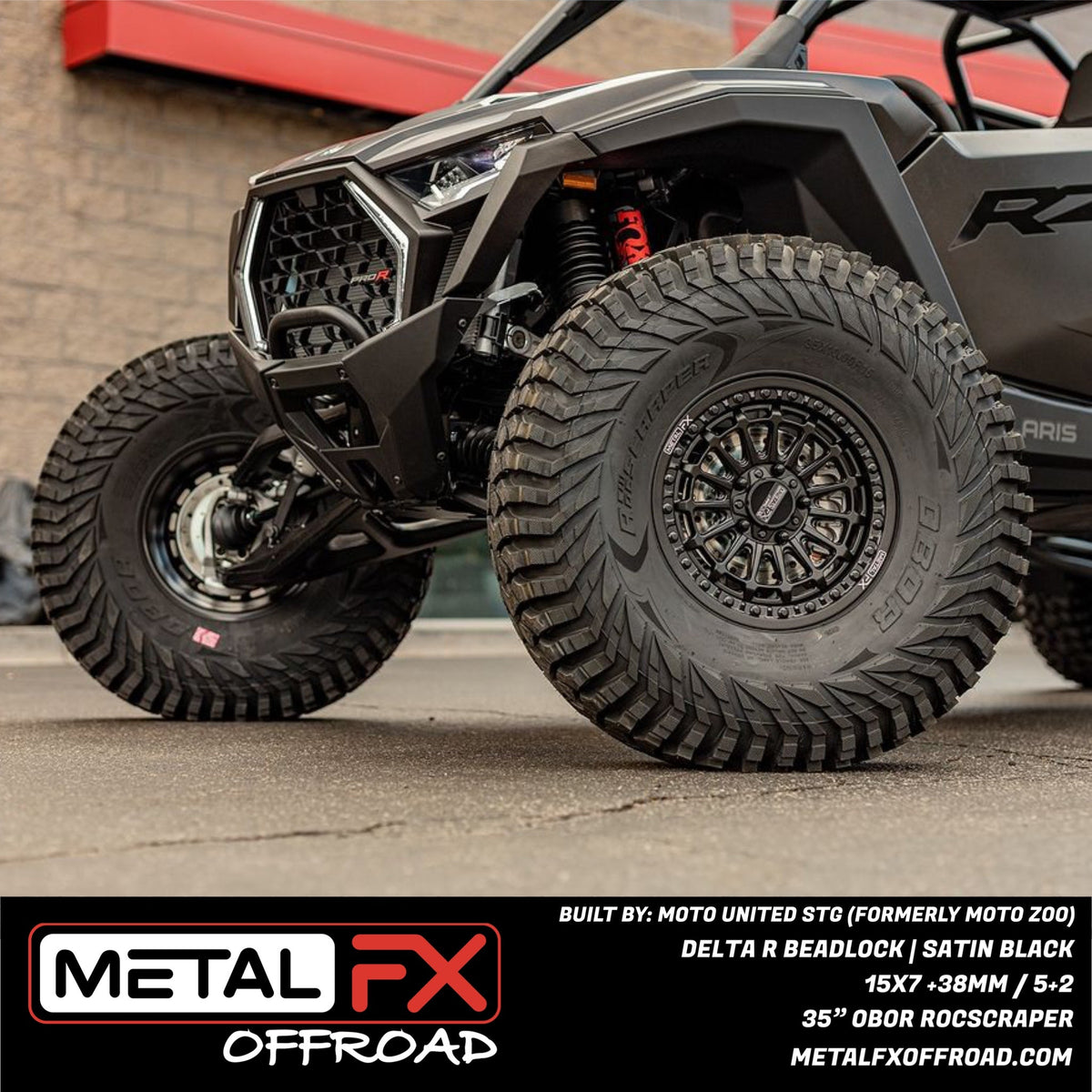 Metal FX Offroad Delta R Beadlock UTV wheel