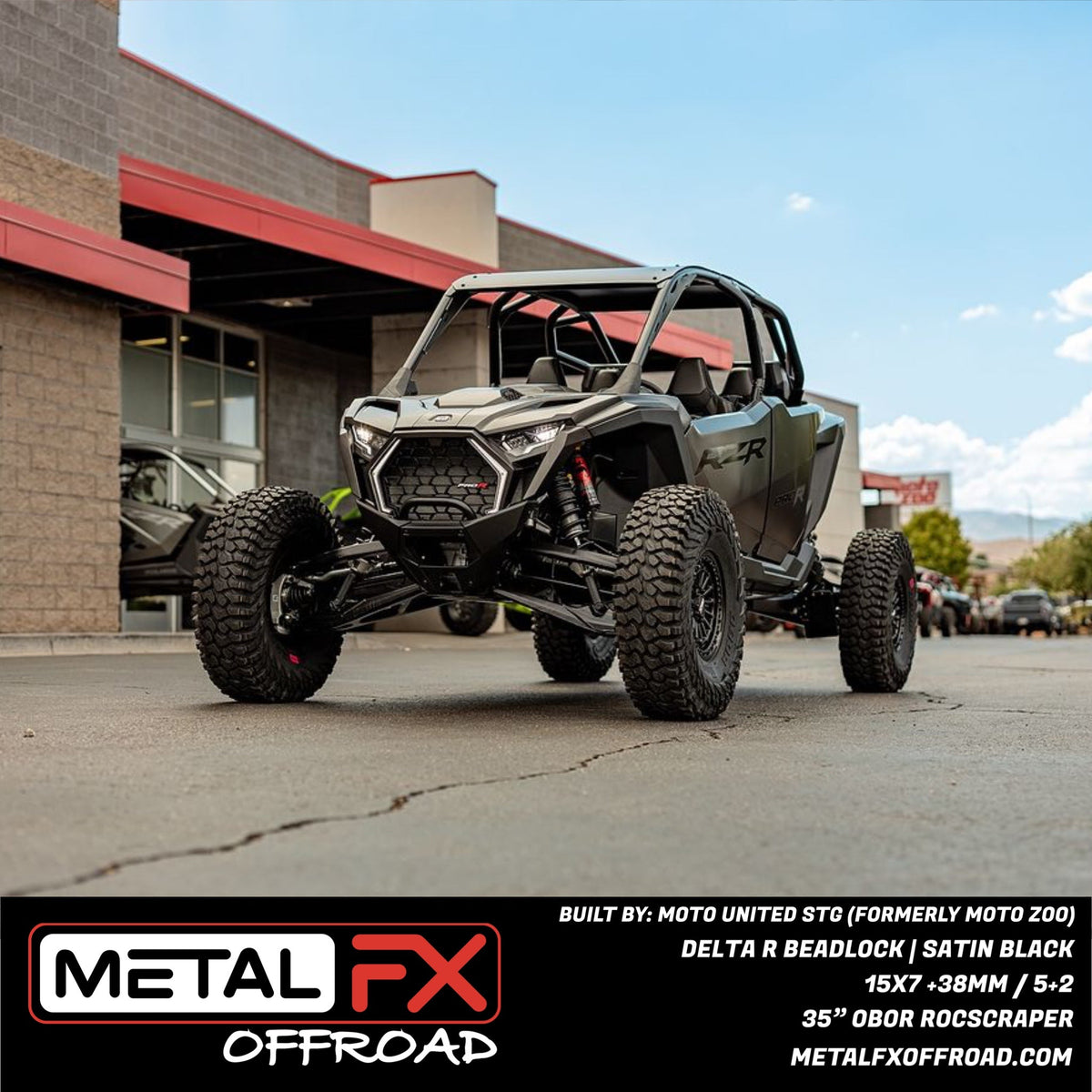 Metal FX Offroad Delta R Beadlock UTV wheel
