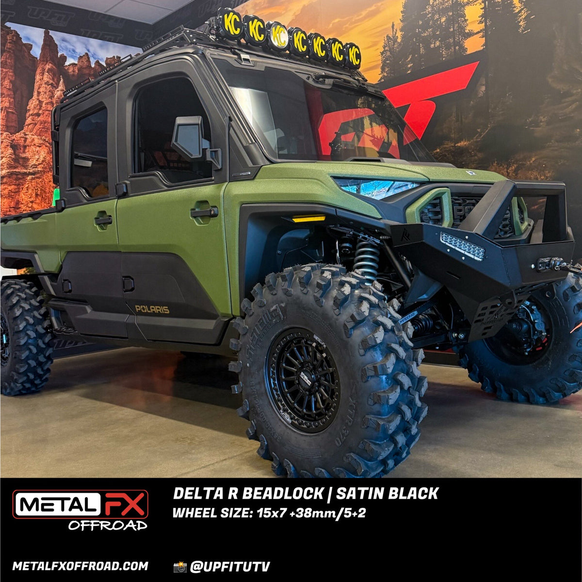 Metal FX Offroad Delta R Beadlock UTV wheel