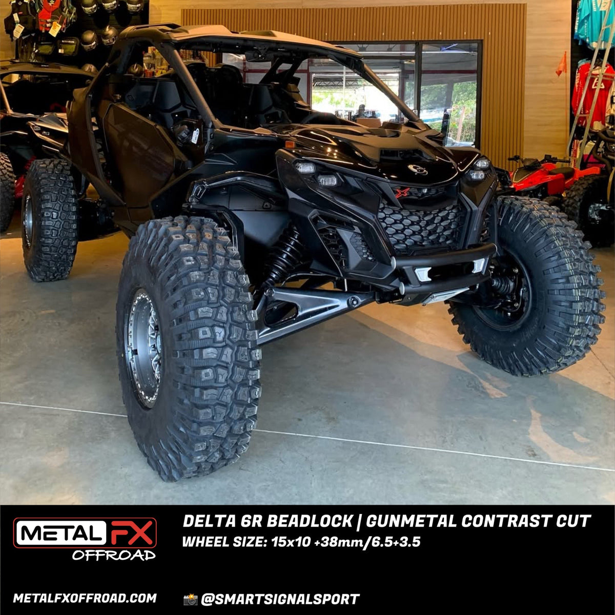 Metal FX Offroad Delta 6R Beadlock UTV wheel