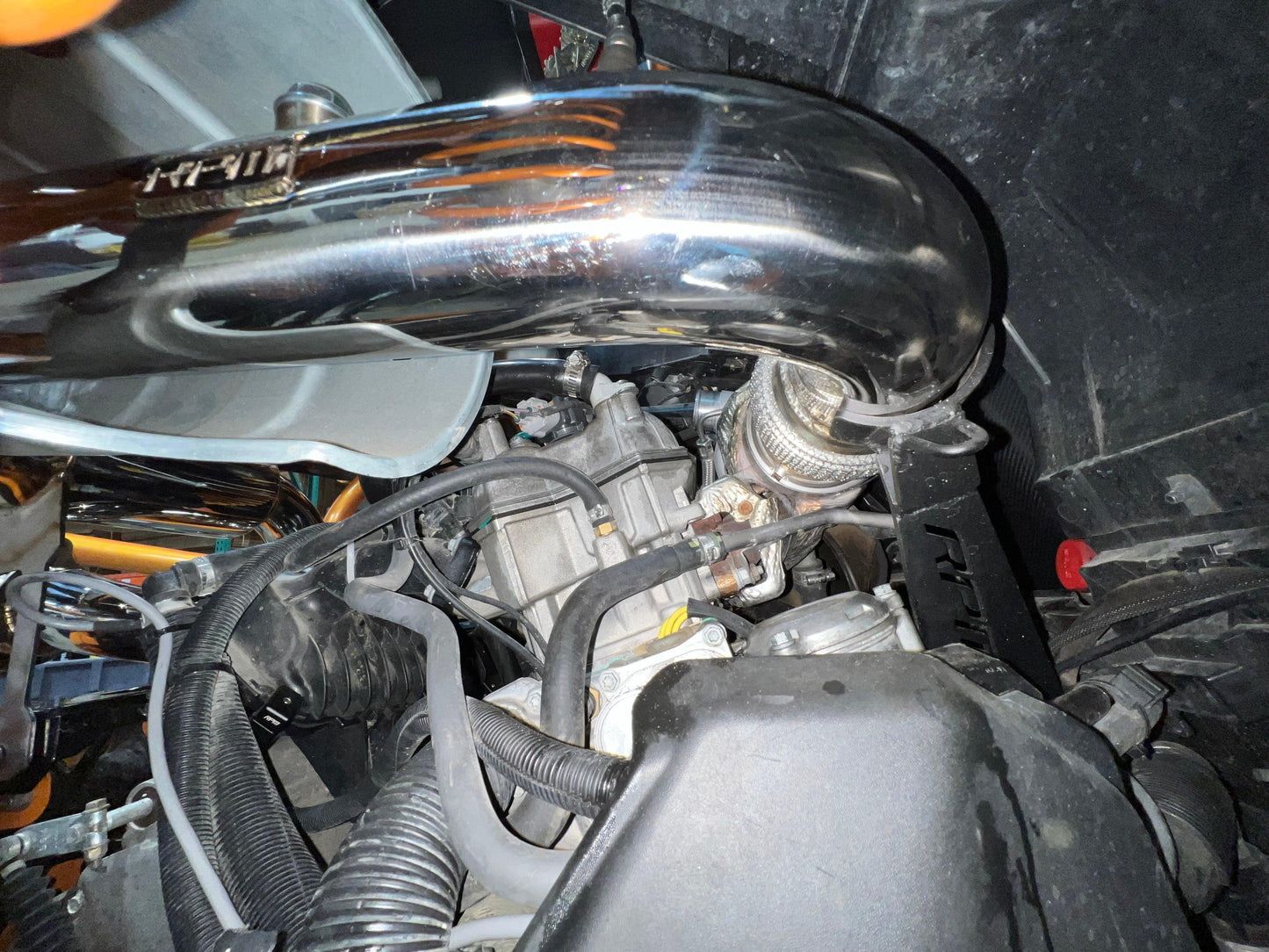 RPM X3 FULL 3" Exhaust Monster Core Muffler & Mid Pipe Can Am Maverick X3 Turbo, R, & RR 2017-2025