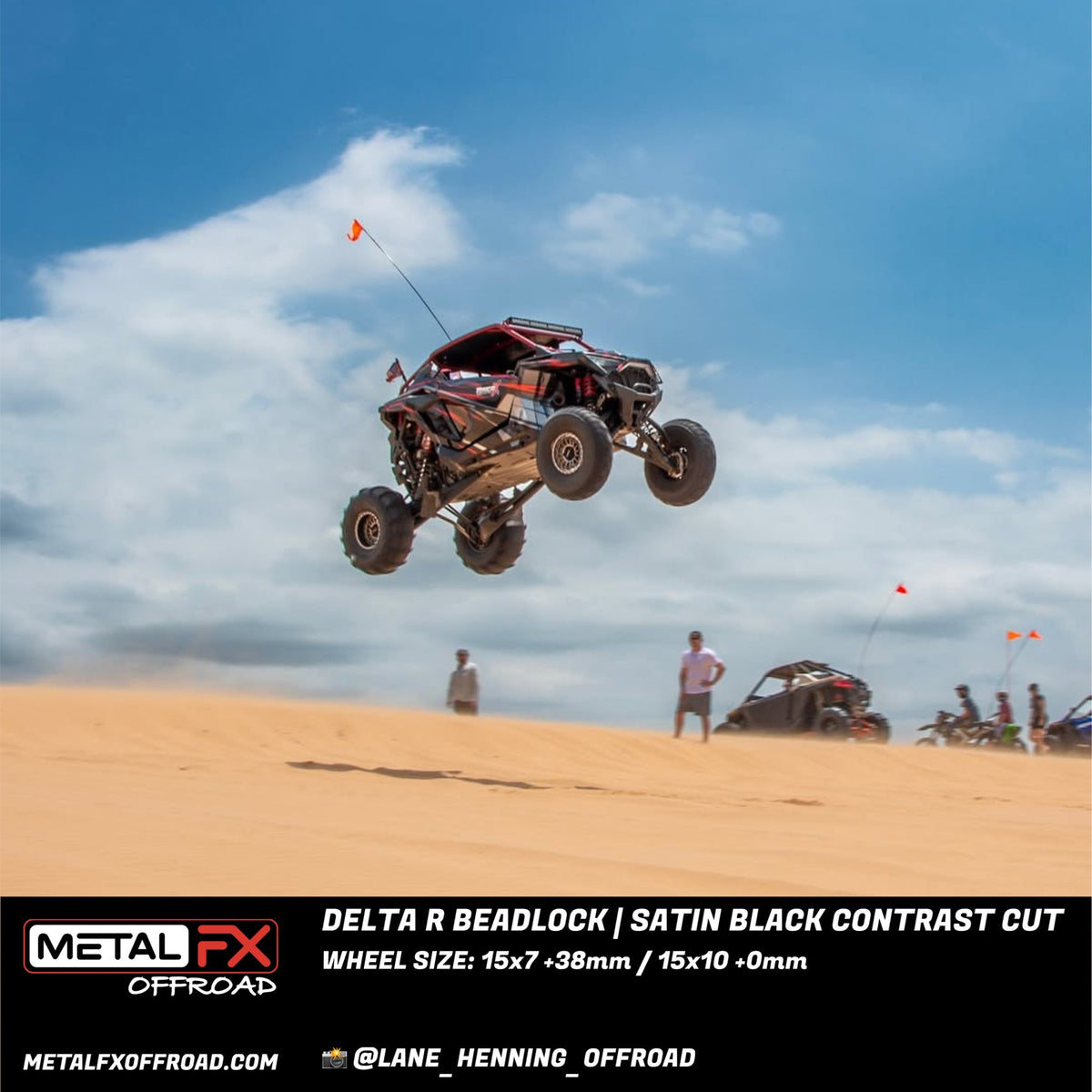 Metal FX Offroad Delta R Beadlock UTV wheel