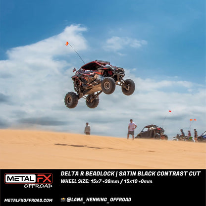 Metal FX Offroad Delta R Beadlock UTV wheel