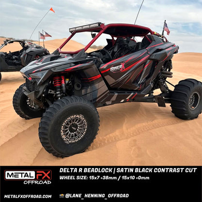 Metal FX Offroad Delta R Beadlock UTV wheel