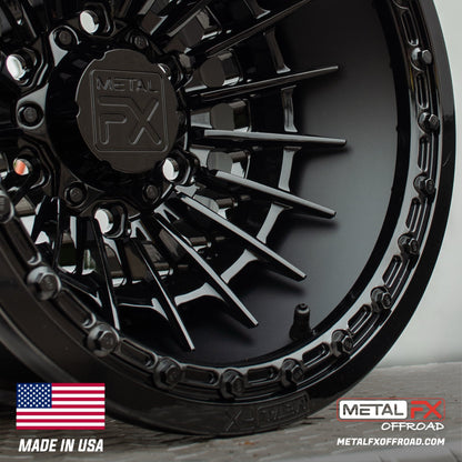 Metal FX Offroad Mobster 6R Forged 3-Piece Beadlock UTV Wheel